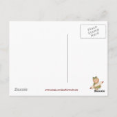 Von meiner Küche Gingerbrot Postkarte (Rückseite)