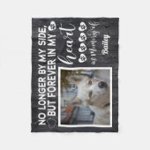 Von meiner Seite nicht mehr, Dog Memorial - Benutz Fleecedecke (Vorderseite)