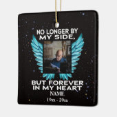 Von meiner Seite nicht mehr, Foto-Gedenkstätte zu  Keramikornament (Links)