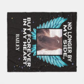 Von meiner Seite nicht mehr, Pet-Memorial - Benutz Fleecedecke (Vorderseite (Horizontal))