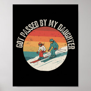Von meiner Tochter Famile beim Skifahren bekommen Poster