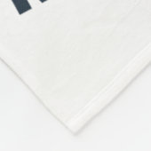 Von meiner Tochter geschubst _1 Fleecedecke (Ecke)