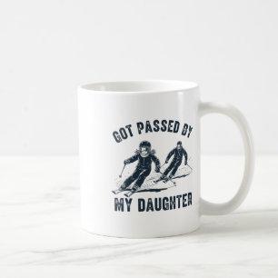 Von meiner Tochter getreten Lustiges Skifahren _12 Kaffeetasse