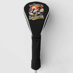 Von meiner Tochter überholt Lustiges Skifahren Ski Golf Headcover
