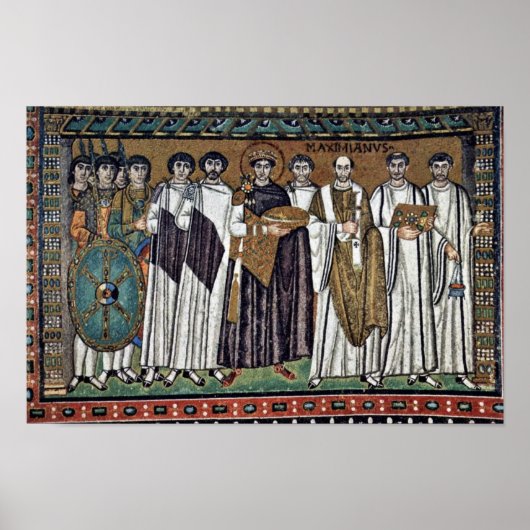 Von Meister von San Vitale in Ravenna (beste Quali Poster (Vorne)