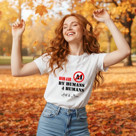 Von Menschen 4 Menschen / Kunst und Musik (BH4H) T-Shirt