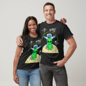 Von Menschen entführte Ufo-Alien T-Shirt (Unisex)