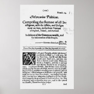 von 'Mercurius Politicus Poster
