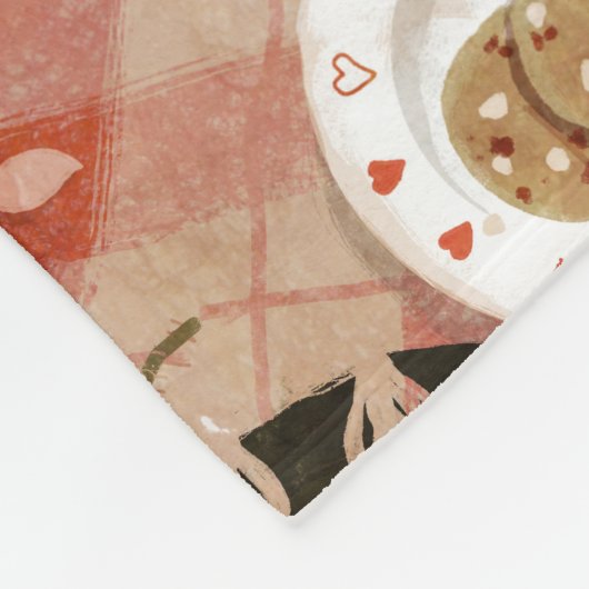 Von mir selbst hängend Band Fleecedecke (Ecke)