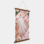 Von mir selbst hängend Band Wandteppich Mit Holzrahmen (Gewinkelt)