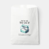 VON MIR ZU OUI | BRAUTPARTY GESCHENKTÜTCHEN (Vorderseite)