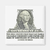 Von Mises über Papiergeld Magnet (Vorne)