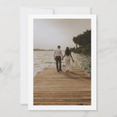 Von Miss Minimalistisch Bridal Dusche Einladung (Rückseite)