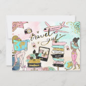 Von Miss zu Brautparty Advice Game Mitteilungskarte (Rückseite)