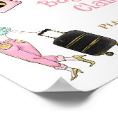 Von Miss zu Brautparty Journey Gefälligkeitsunters Poster (Ecke)