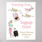 Von Miss zu Brautparty Journey Gefälligkeitsunters Poster (Vorne)