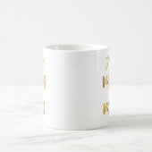 Von Miss zu Brautparty Party Gold Foil Kaffeetasse (Mittel)