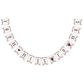 Von Miss zu Mrs. Banner, Boho Wimpelkette