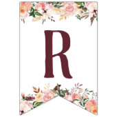 Von Miss zu Mrs. Banner, Boho Wimpelkette (Zweite Fahne)