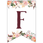 Von Miss zu Mrs. Banner, Boho Wimpelkette (Erste Fahne)