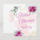 Von Miss zu Mrs. - Ein Rose Garden Brautparty (Vorne/Hinten)