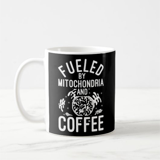 Von Mitochondrien und Kaffeeforscher Biolog gespei Kaffeetasse (Links)