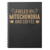 Von Mitochondrien und Kaffeeliebhabern angeheizte  Notizblock (Vorderseite)