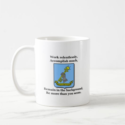 Von Moltke Quote SAMS Kaffeetasse (Links)