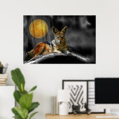 Von Mondlicht Poster (Heimbüro)