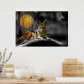 Von Mondlicht Poster (Küche)