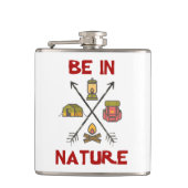 von Natur aus sein Flachmann (Vorderseite)