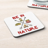 von Natur aus sein Getränkeuntersetzer (Linke Seite)