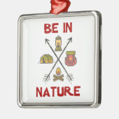 von Natur aus sein Ornament Aus Metall (Links)