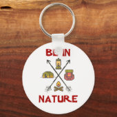 von Natur aus sein Schlüsselanhänger (Vorderseite)