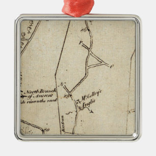 Von New York nach Philadelphia 49 Ornament Aus Metall