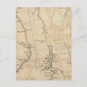 Von New York nach Stratford 4 Postkarte