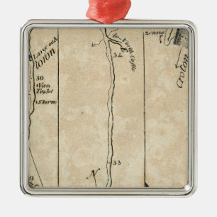 Von New York zu Poughkeepsie 9 Silbernes Ornament