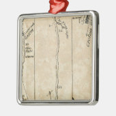 Von New York zu Poughkeepsie 9 Silbernes Ornament (Links)