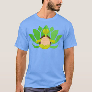 von Niedlichen Yoga Turtle Doing Yoga T-Shirt