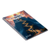 Von niemandem zu jemandem Personalisierte Prüfung Notizblock (Rechte Seite)