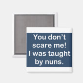 Von Nonnen in Dark Blue unterrichtet Magnet (Vorderseite/Rückseite)