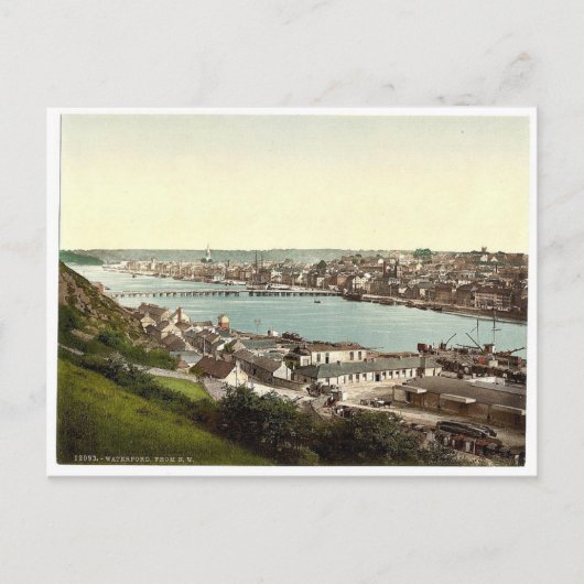 Von Nordwesten. Waterford. Co. Waterford, Irland Postkarte (Vorderseite)