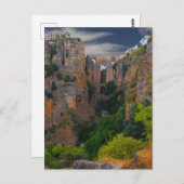 Von oben - Ronda Spanien Postkarte (Vorne/Hinten)