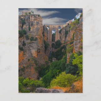Von oben - Ronda Spanien Postkarte
