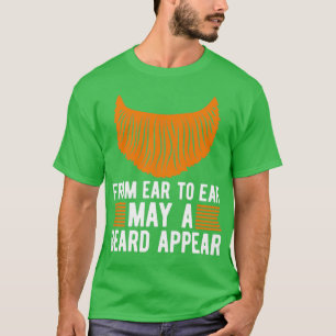Von Ohr zu Ohr kann ein Bart voller Männer erschei T-Shirt