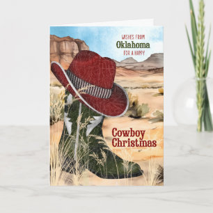 von Oklahoma Cowboy Weihnachten Western Stiefel