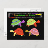 Von Oma und Opa, nur für Enkel Postkarte (Vorne/Hinten)