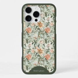 Von orangen Rosen und Tigerlilien, iPhone 16 Pro Max Hülle