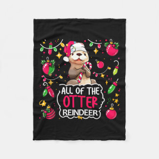 Von Otter-Rentier-Weihnachts-Pj-Anderen Rentieren Fleecedecke