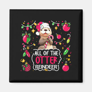 Von Otter-Rentier-Weihnachts-Pj-Anderen-Rentieren Magnet